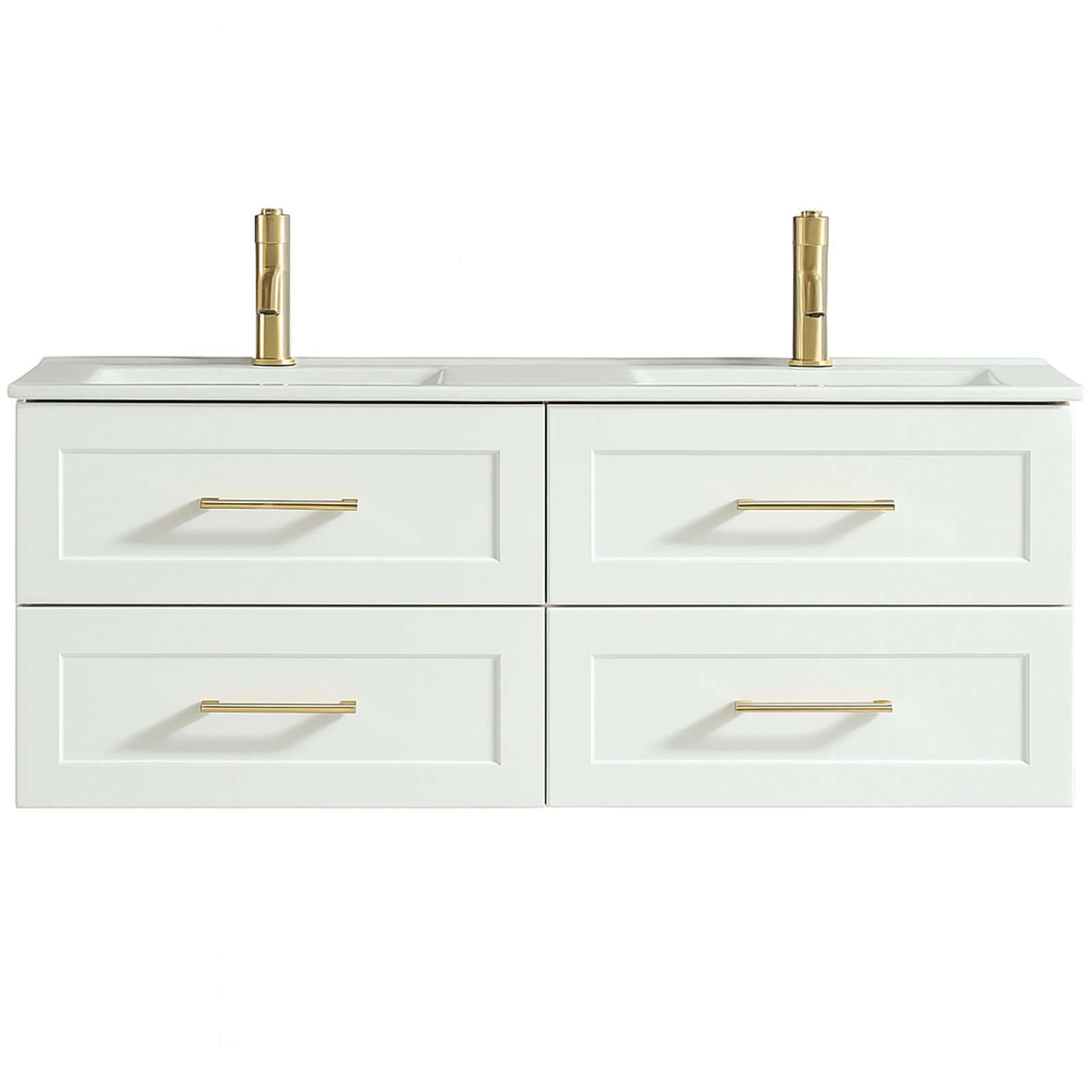 Astini Bakewell 1200mm Double Vanity Unit with Ceramic Double Basin
