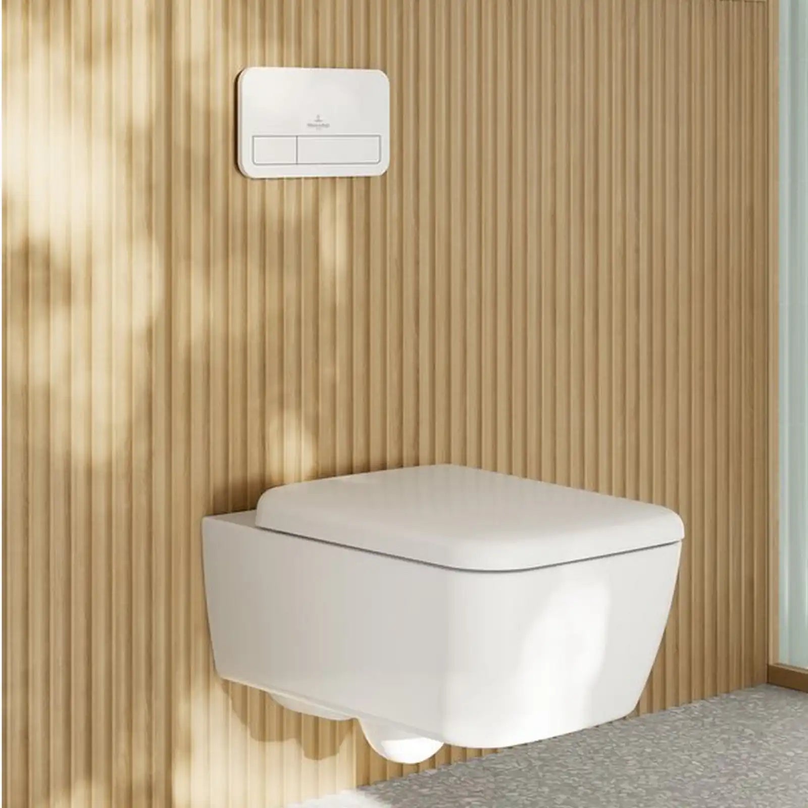 Villeroy & Boch Skyla White Alpin Combi-Pack Suspended with TwistFlush