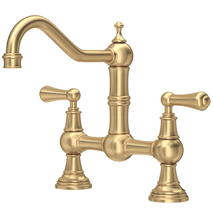 Perrin & Rowe Provence Dual Lever Sink Bridge Mixer Tap 4751 Series