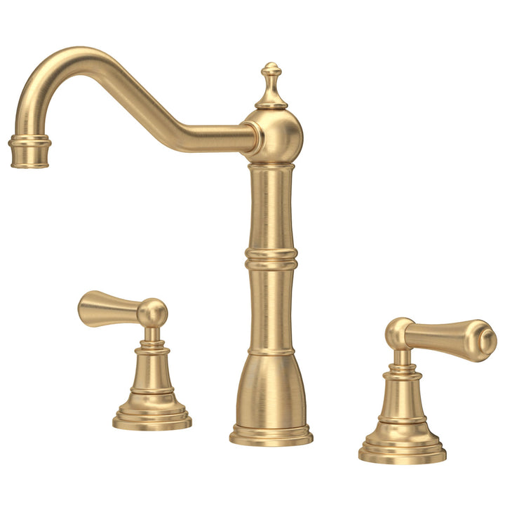 Perrin & Rowe Alsace Dual Lever Kitchen Sink Mixer Tap 4771 Series