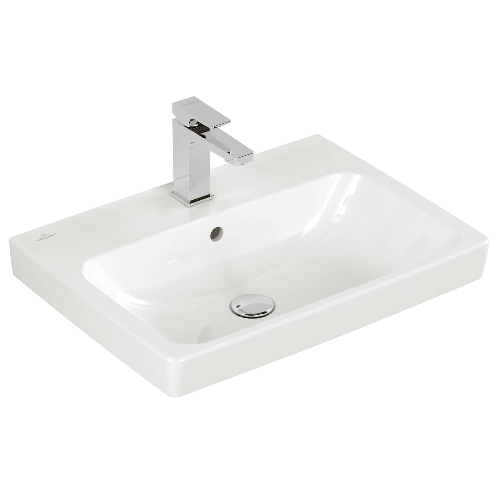 Villeroy & Boch Architectura 600x445 White Alpin Rectangular 1TH Wash Basin