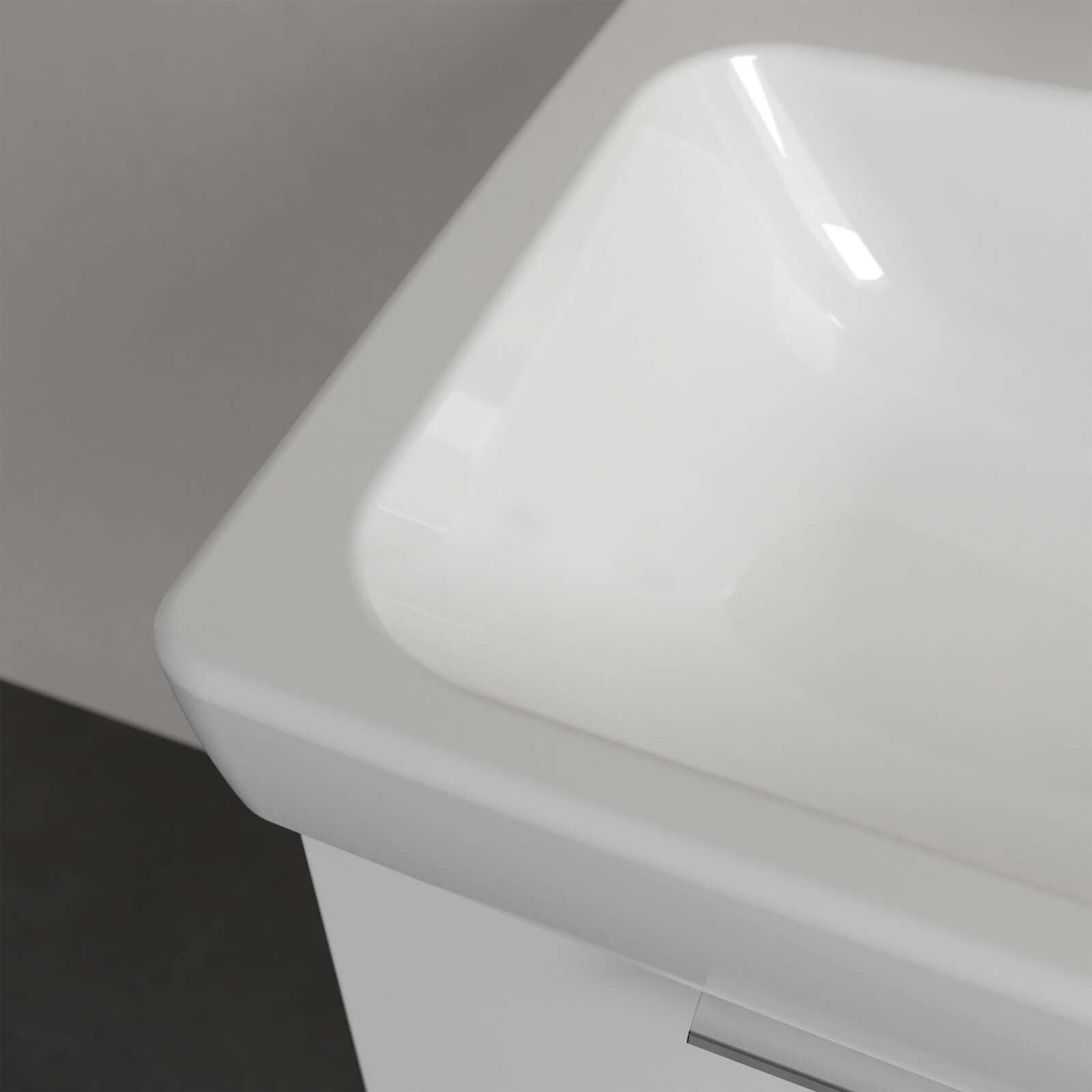 Villeroy & Boch Architectura 600x445 White Alpin Rectangular 1TH Wash Basin