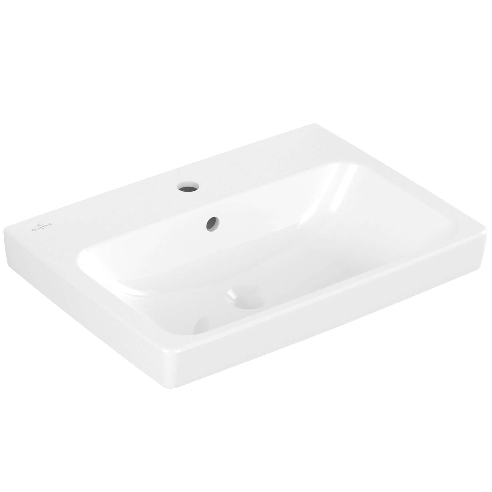 Villeroy & Boch Architectura 600x445 White Alpin Rectangular 1TH Wash Basin