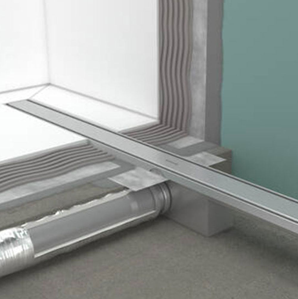 Hansgrohe RainDrain Compact 900 Stainless Steel Complete Shower Drain Set For Standard Installation