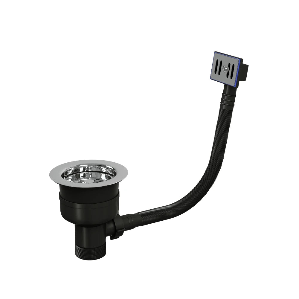 Top Fix Kitchen Strainer Waste with Overflow – (90mm) G1 1/2”