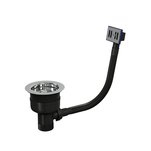 Top Fix Kitchen Strainer Waste with Overflow – (90mm) G1 1/2”