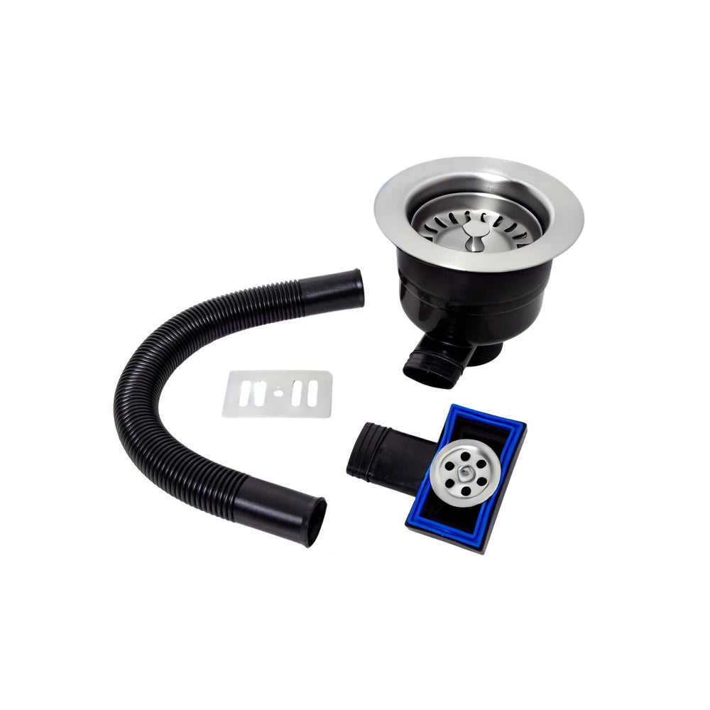 Top Fix Kitchen Strainer Waste with Overflow – (90mm) G1 1/2”
