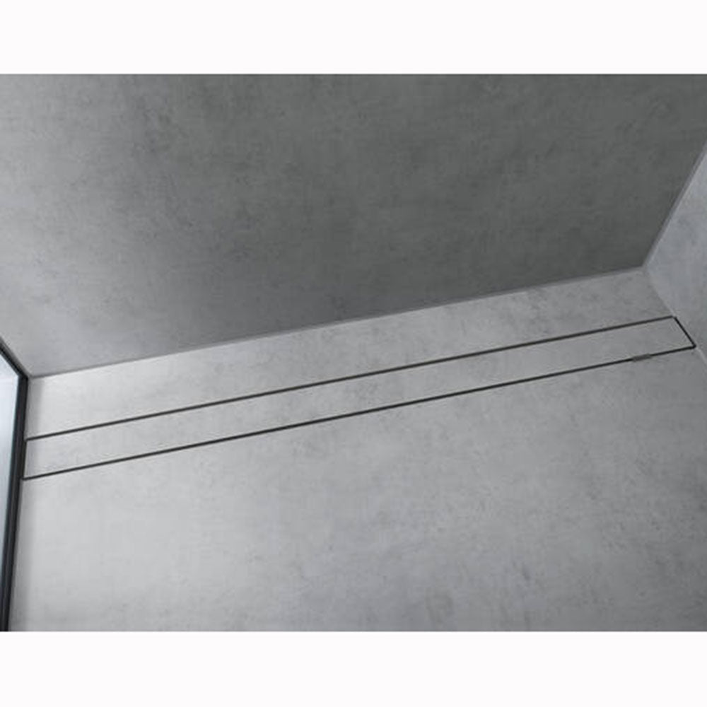 Hansgrohe RainDrain Rock 1100 Stainless Steel Tileable Resizable Shower Drain