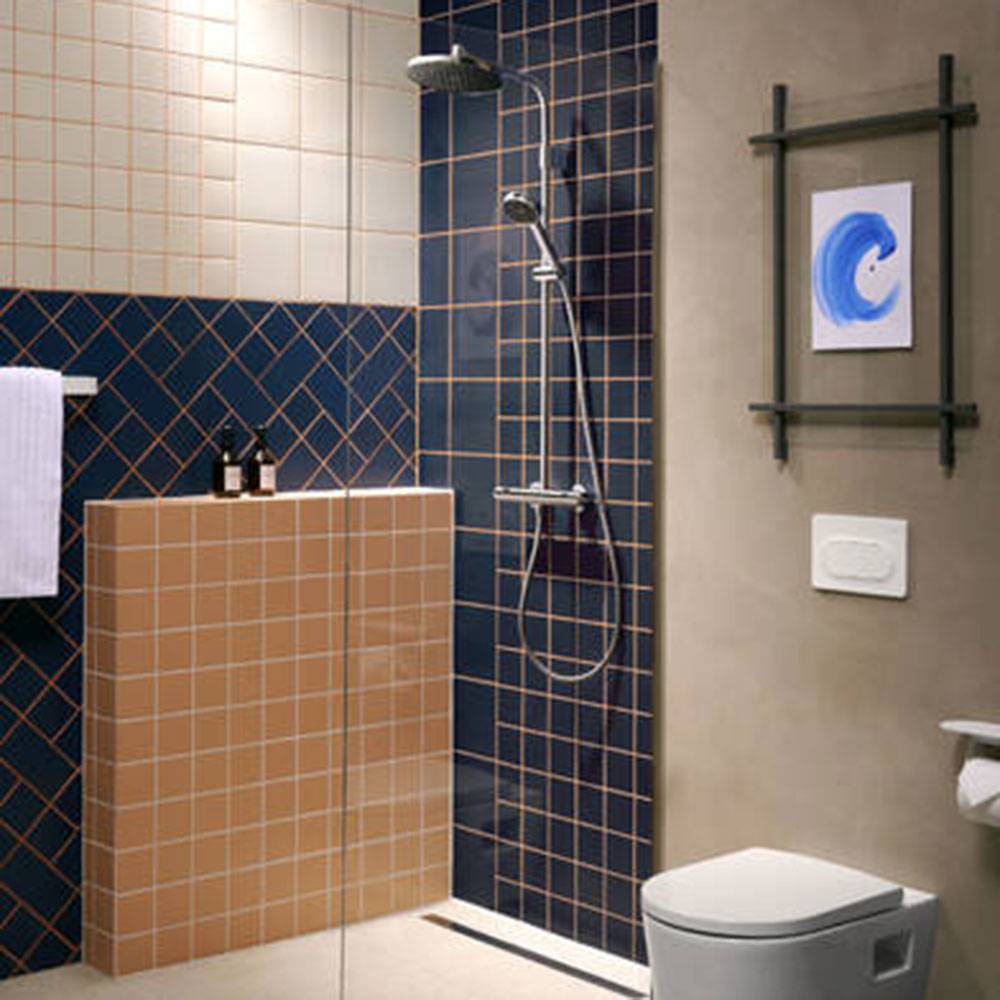 Hansgrohe RainDrain Compact 800 Stainless Steel Complete Shower Drain Set For Standard Installation