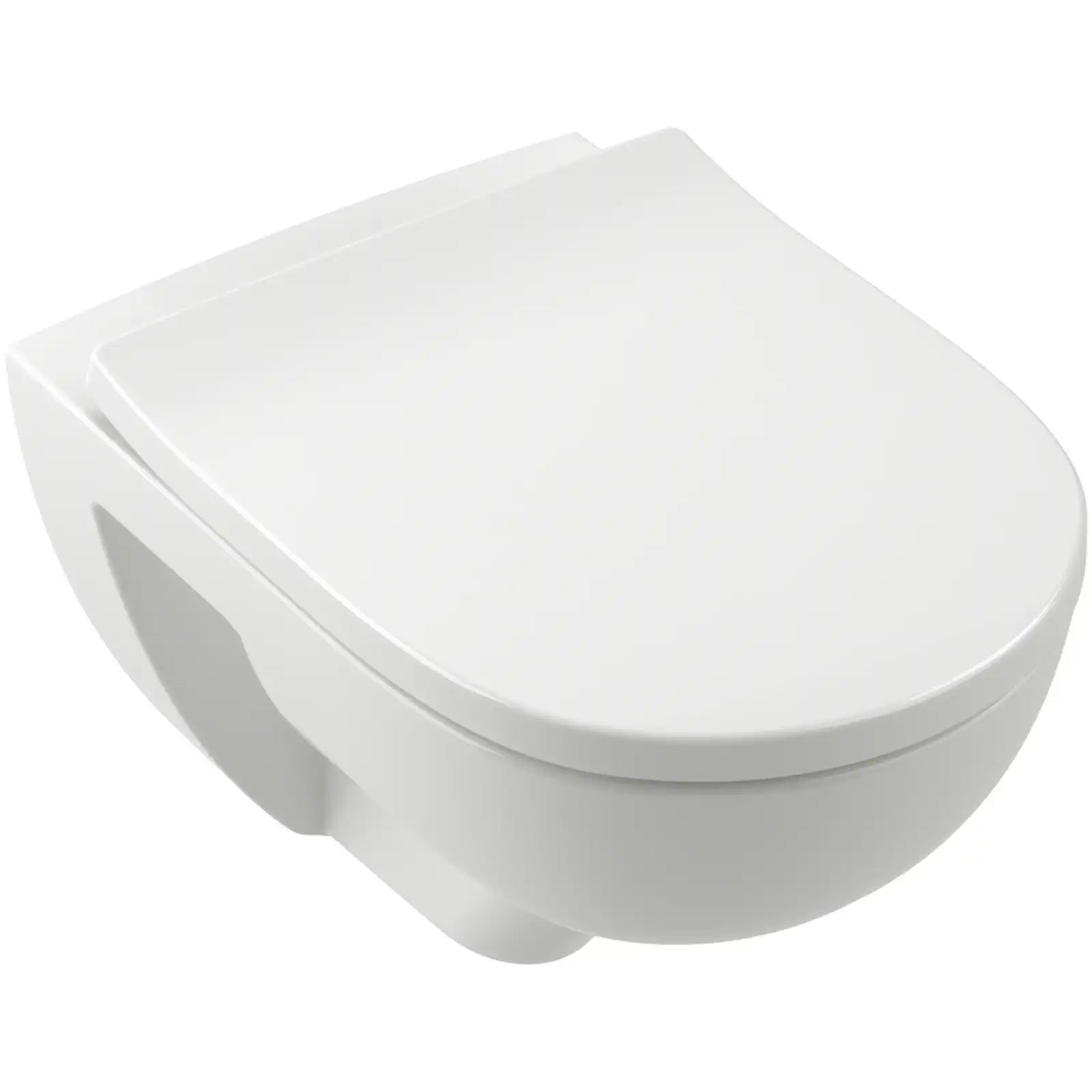 Villeroy & Boch O.novo White Alpin Washdown Toilet Bowl Without Inner Rim Wall Hung with Twist Flush