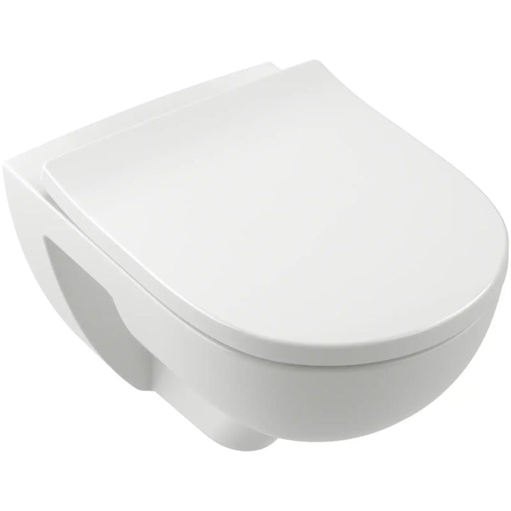 Villeroy & Boch O.novo White Alpin Washdown Toilet Bowl Without Inner Rim Wall Hung with Twist Flush