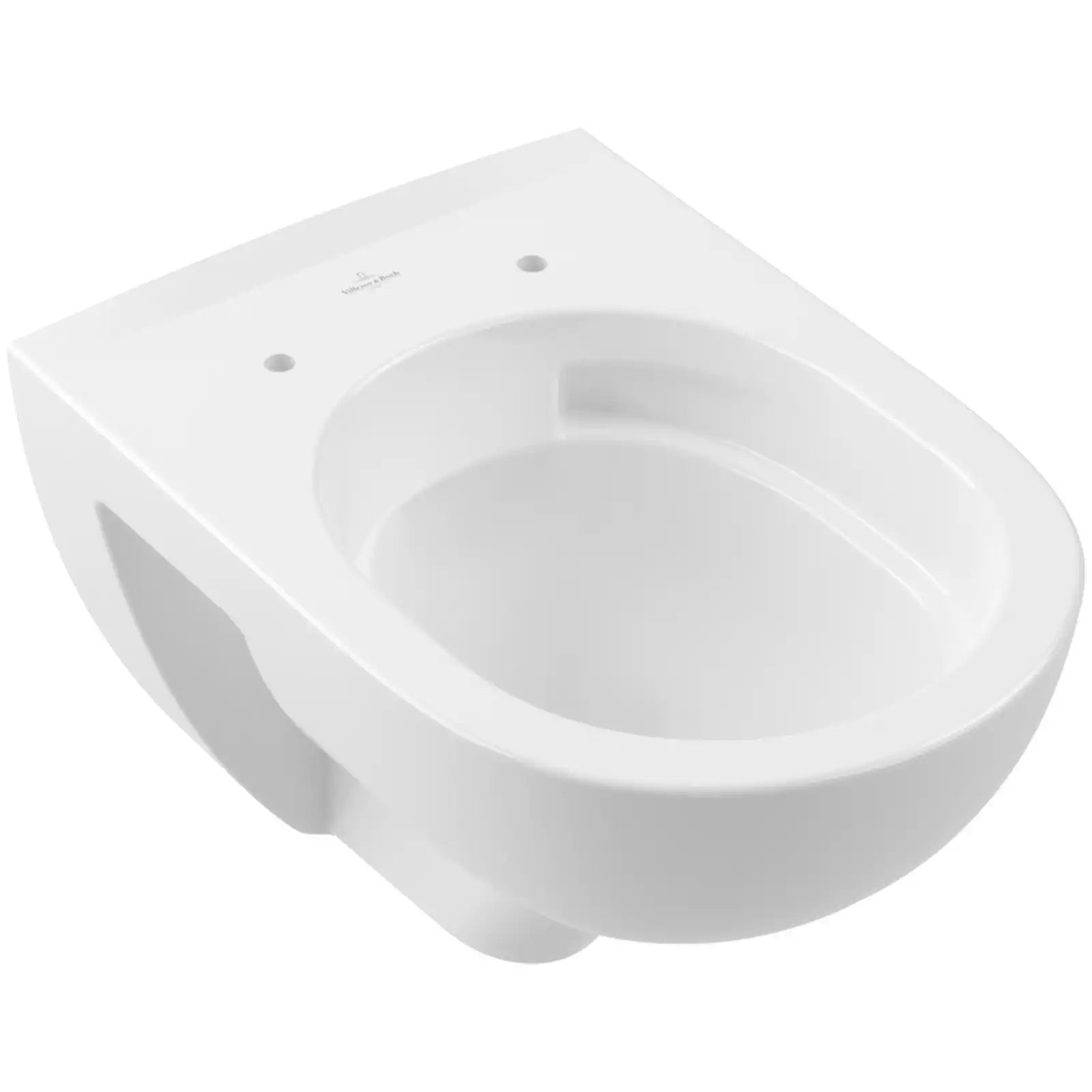 Villeroy & Boch O.novo White Alpin Washdown Toilet Bowl Without Inner Rim Wall Hung with Twist Flush