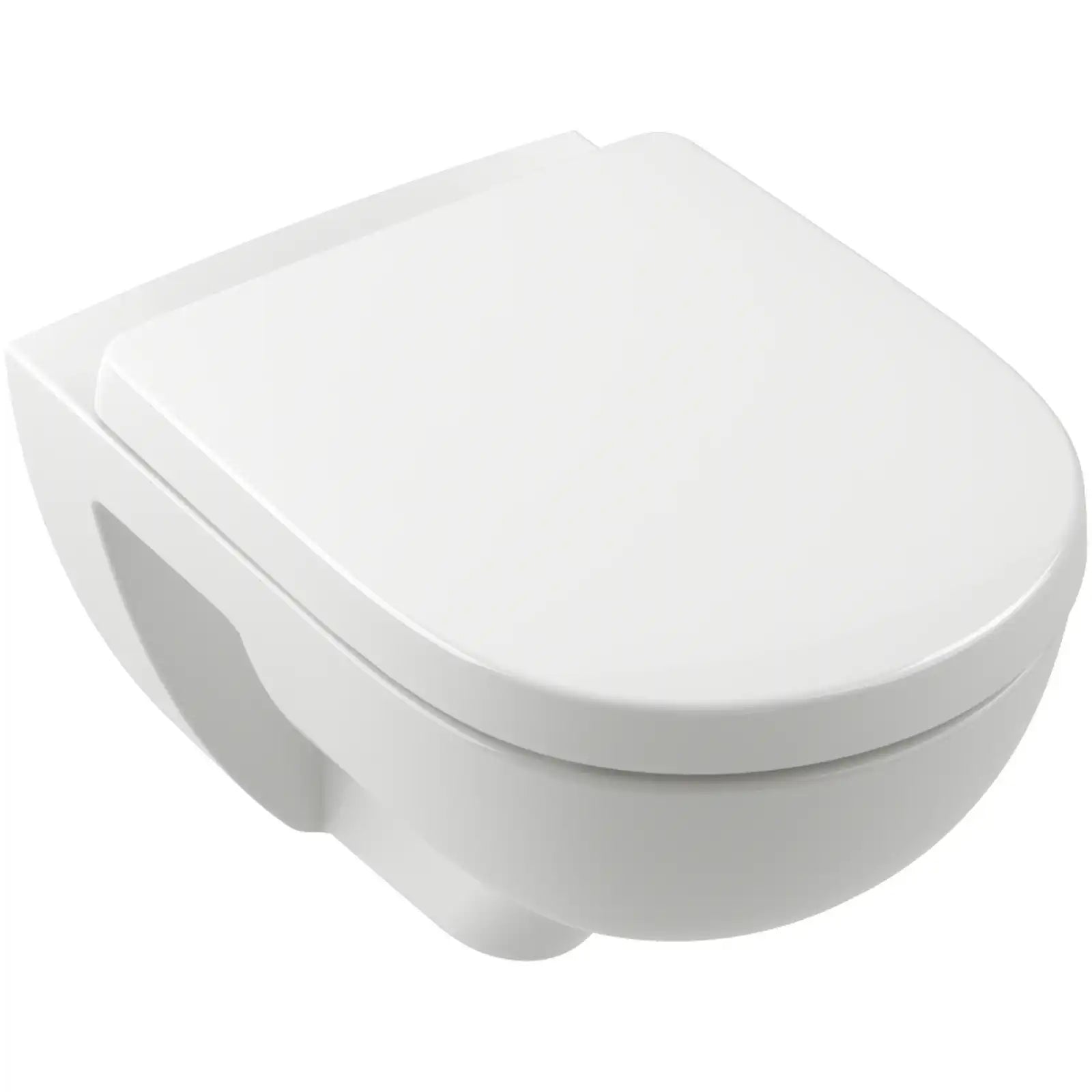 Villeroy & Boch O.novo White Alpin Washdown Toilet Bowl Without Inner Rim Wall Hung with Twist Flush