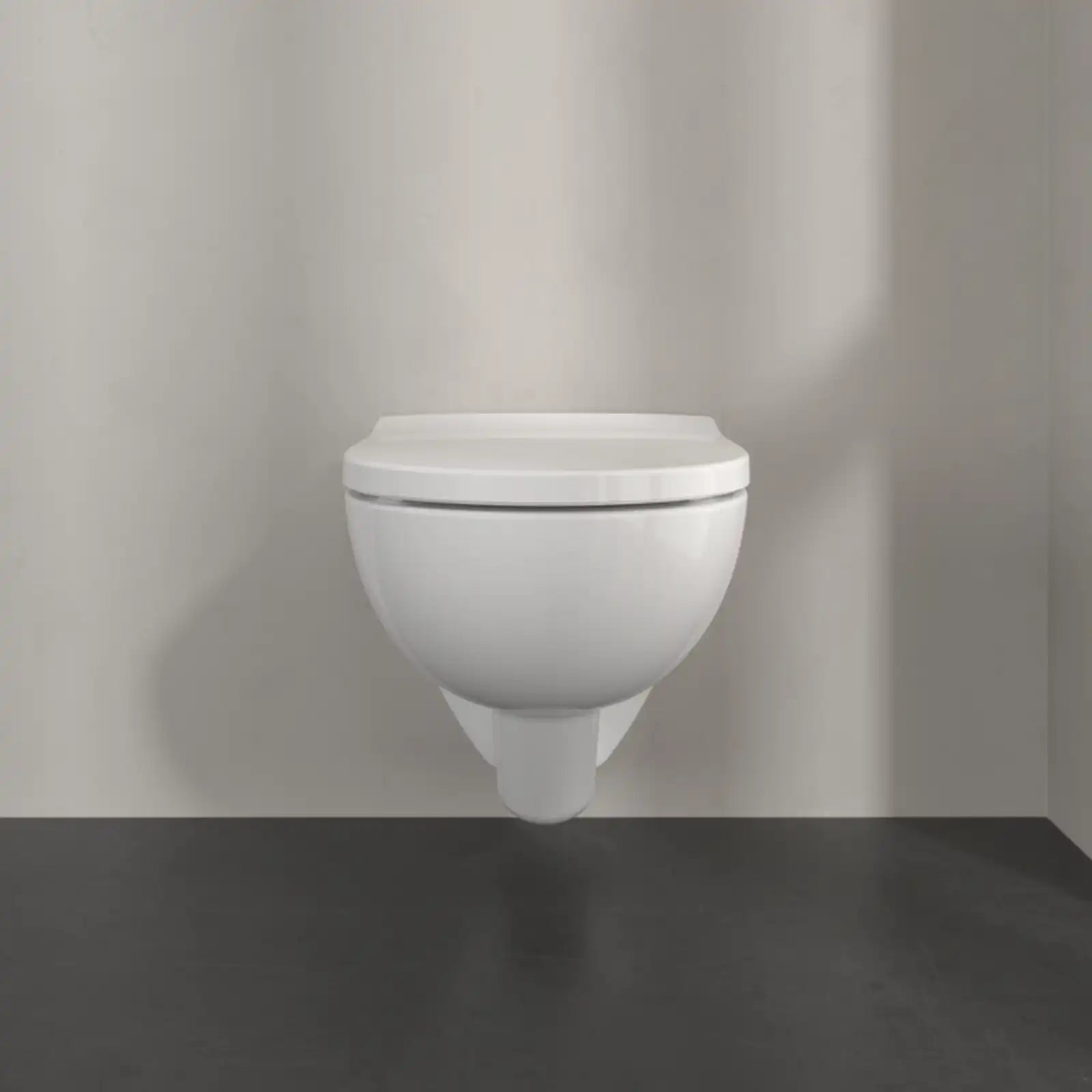 Villeroy & Boch O.novo White Alpin Washdown Toilet Bowl Without Inner Rim Wall Hung with Twist Flush