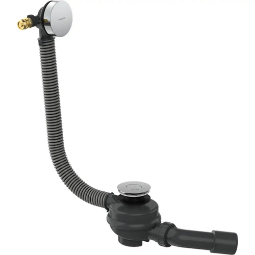Hansgrohe Exafill Chrome Complete Set Bath Filler Waste and Overflow Set for Bathtub 58130000