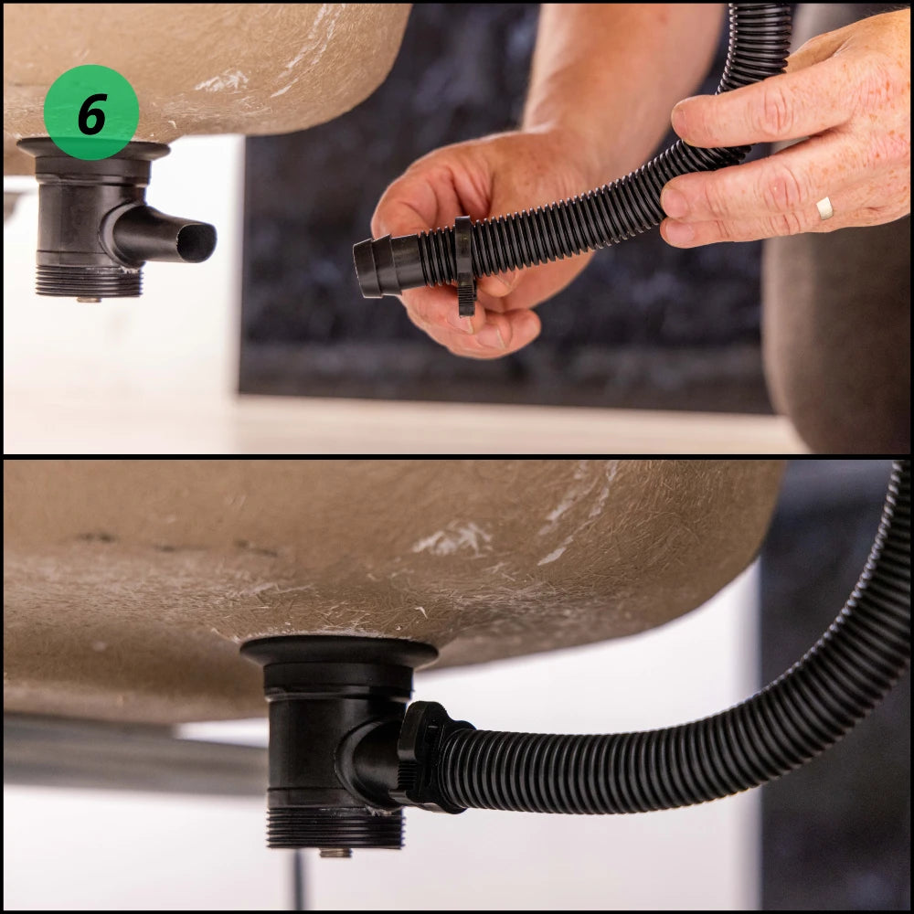 Top Fix Bath Waste with Overflow