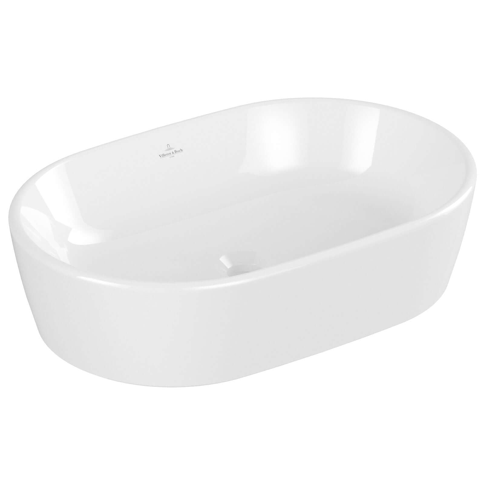 Villeroy & Boch Architectura 600X400 White Alpin Oval Sit-On Countertop Basin