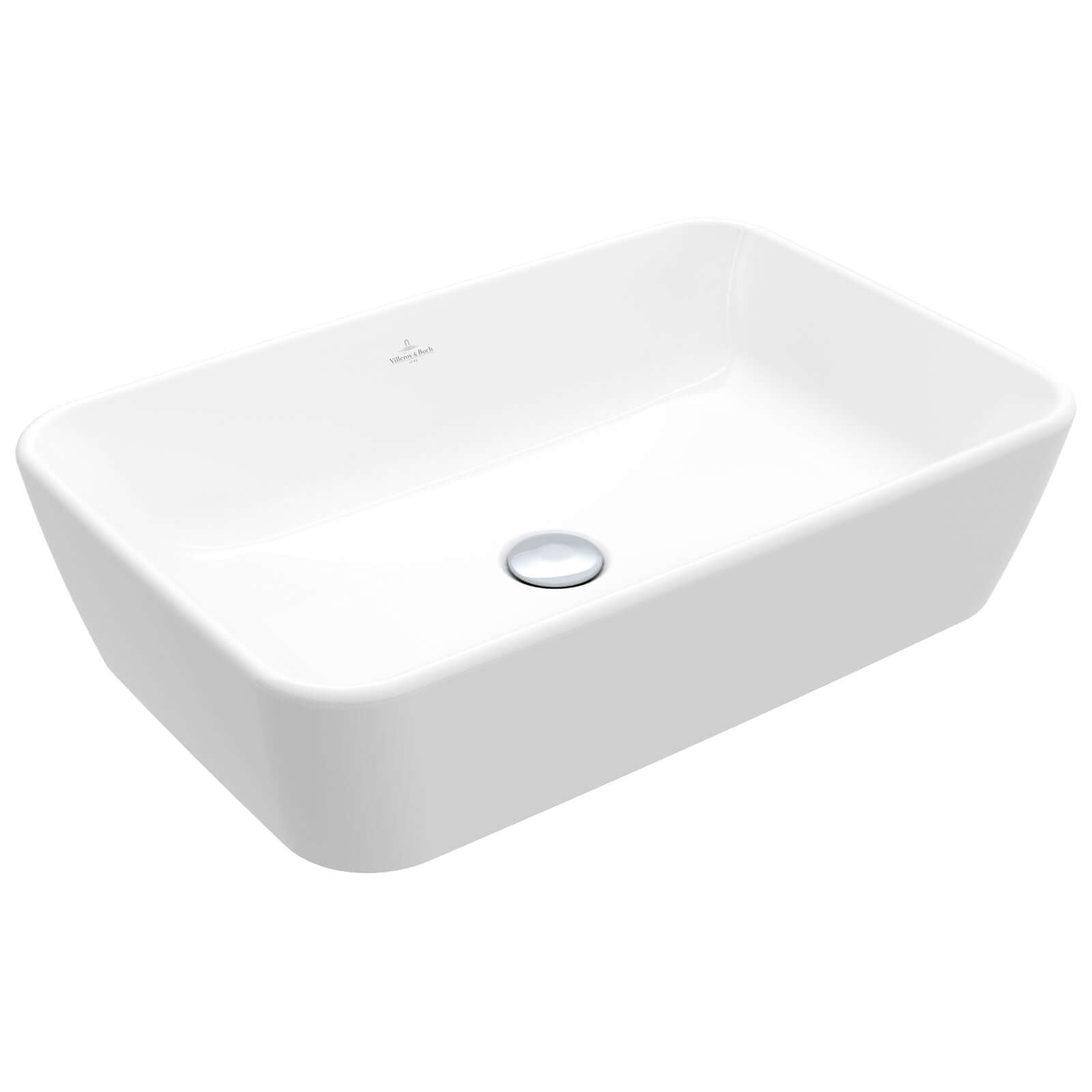 Villeroy & Boch Architectura 600x405 White Alpin Rectangular Sit-On Countertop Basin