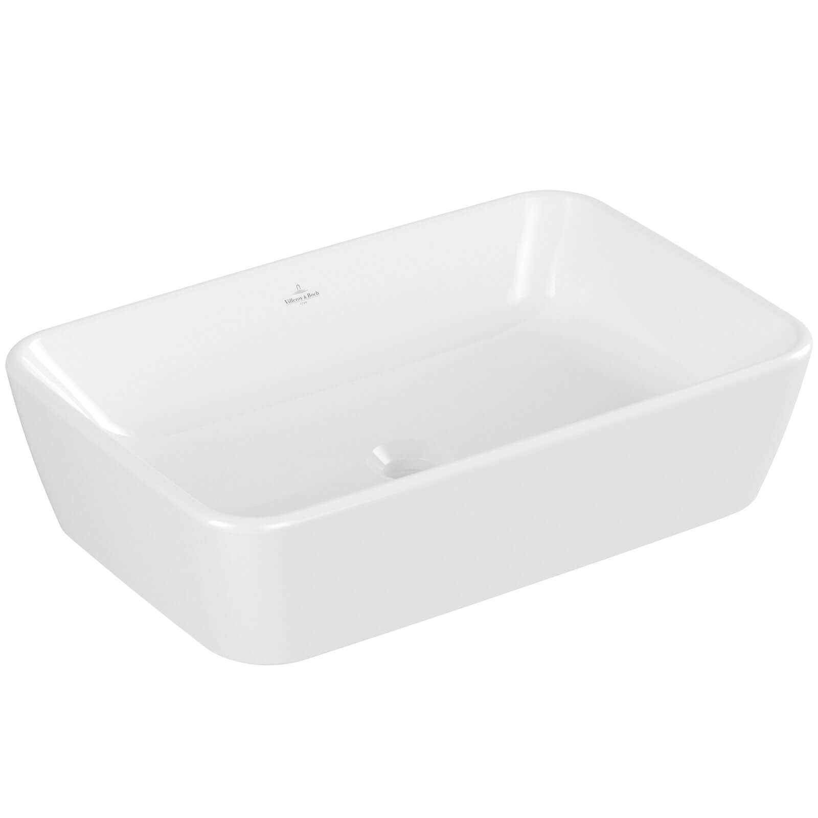 Villeroy & Boch Architectura 600x405 White Alpin Rectangular Sit-On Countertop Basin