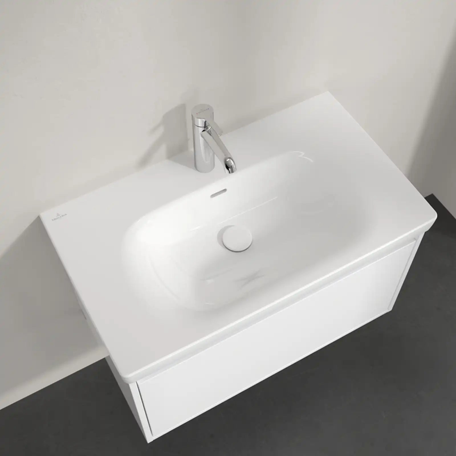 Villeroy & Boch Skyla White Alpin Furniture Vanity Washbasin with Overflow 800 x 460 x 160 mm