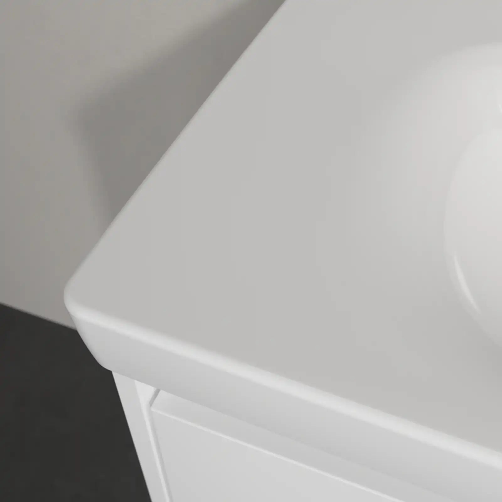 Villeroy & Boch Skyla Brilliant White 2 Pull Out Element Vanity Unit & White Alpin Washbasin with Overflow C79600VE+5A518001