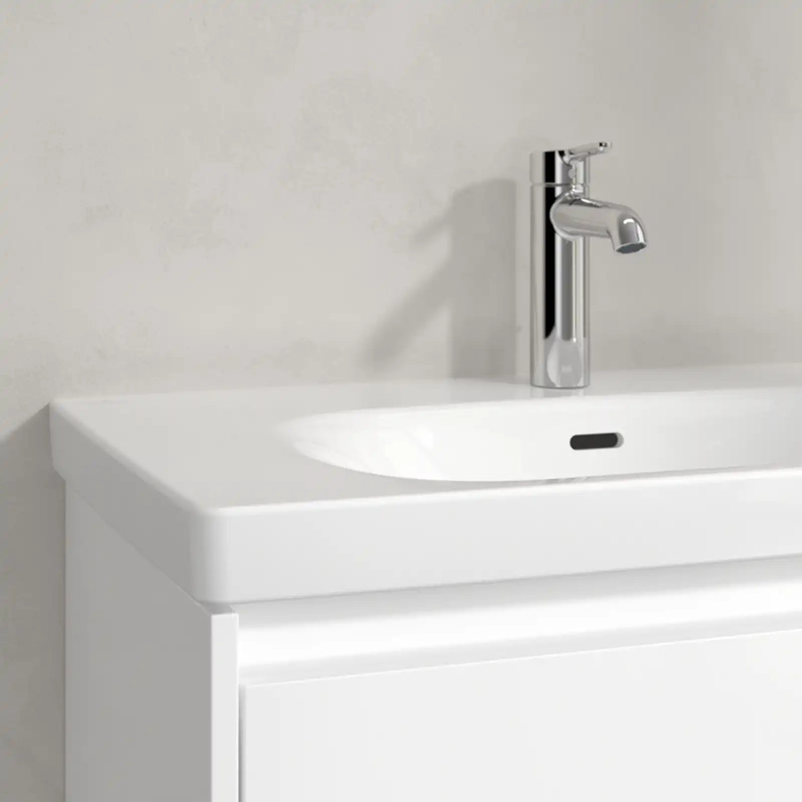 Villeroy & Boch Skyla Graphite 2 Pull Out Element Vanity Unit & White Alpin Washbasin with Overflow C79600VR+5A518001