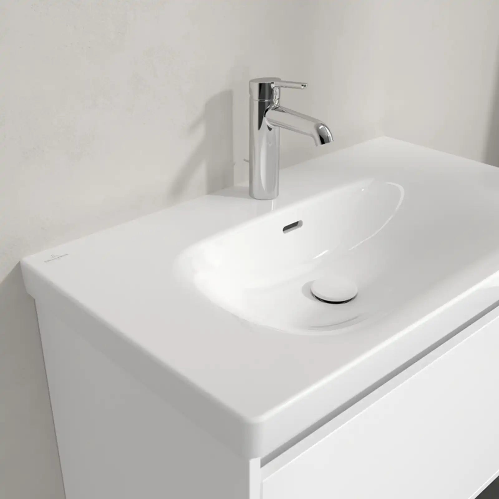 Villeroy & Boch Skyla White Alpin Furniture Vanity Washbasin with Overflow 800 x 460 x 160 mm