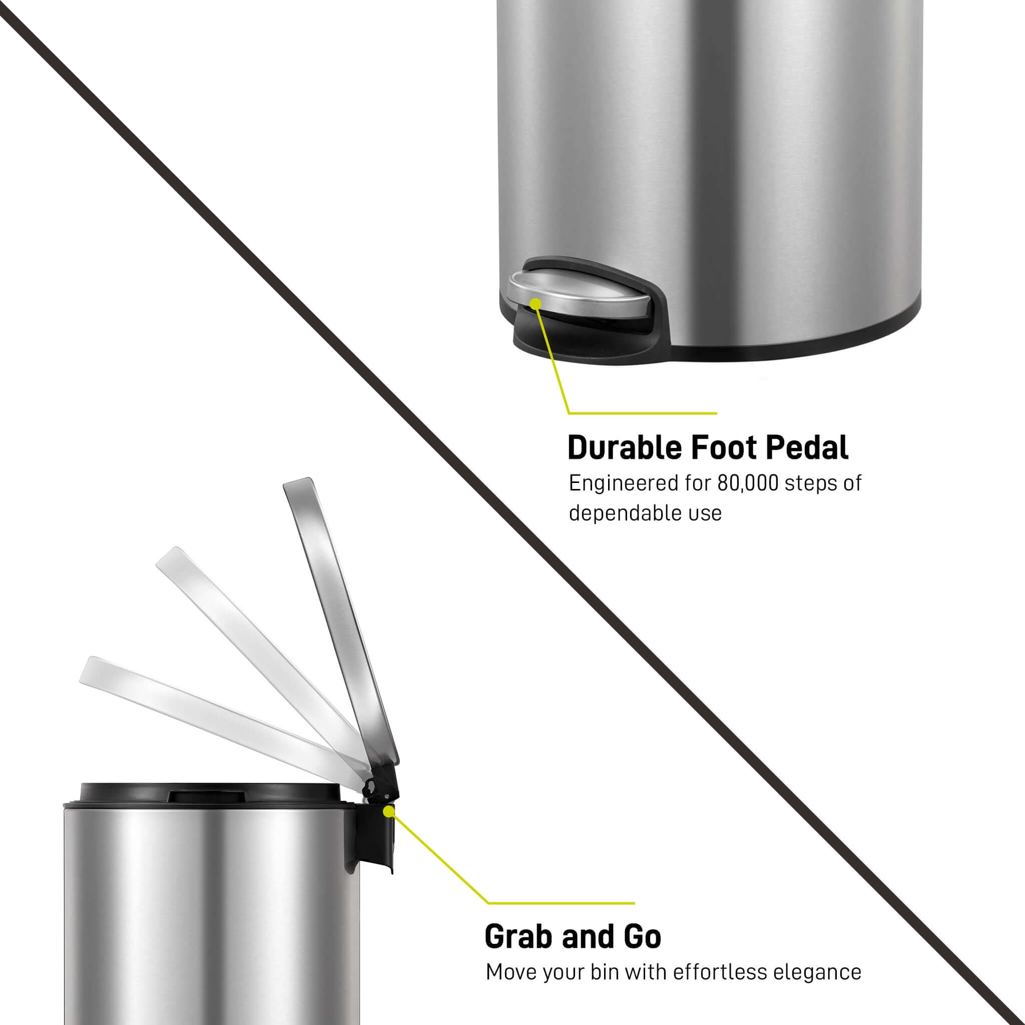 EKO Eva Pedal Bin 30L