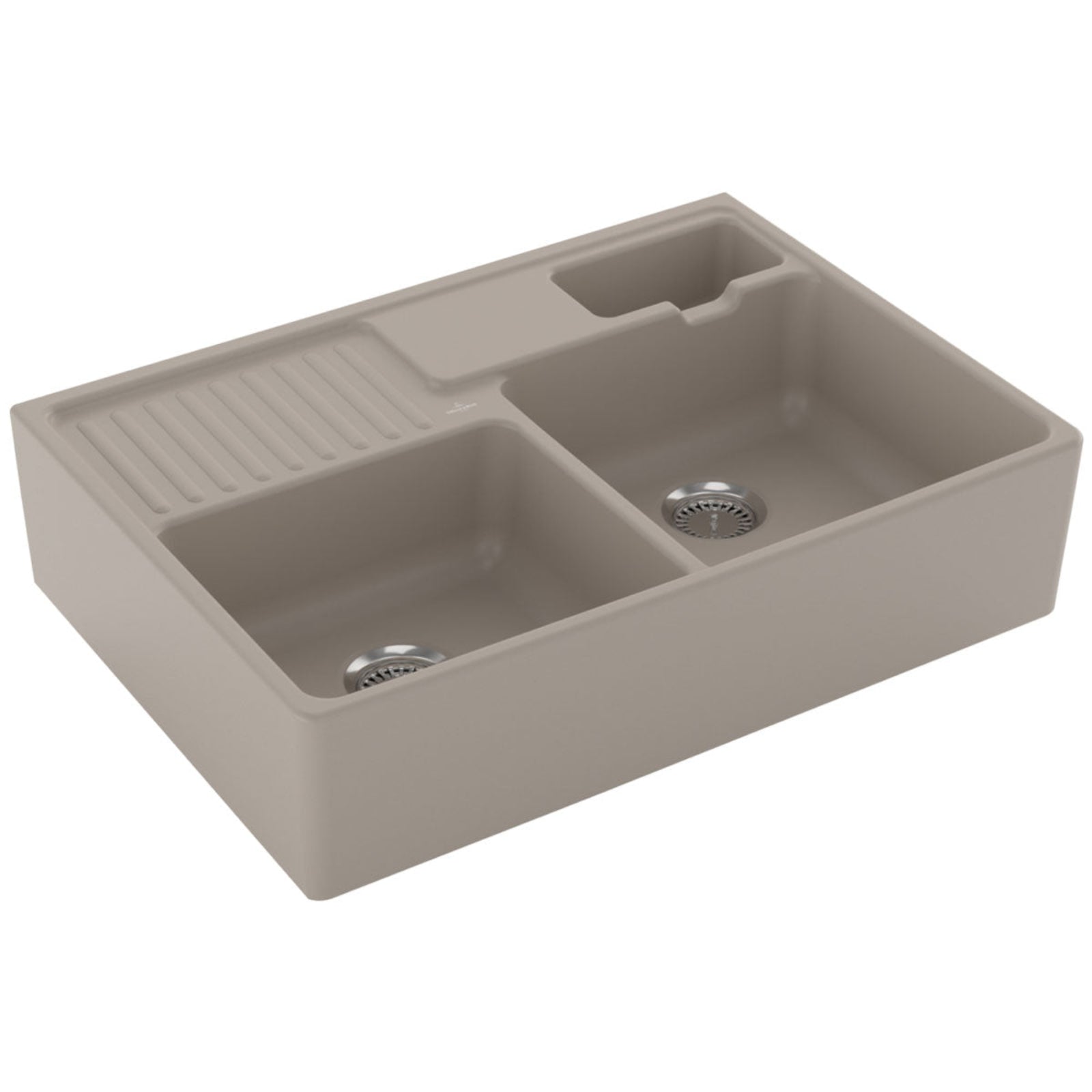 Villeroy & Boch Butler 90 2.5 Bowl Ceramic Kitchen Sink - NO WASTE