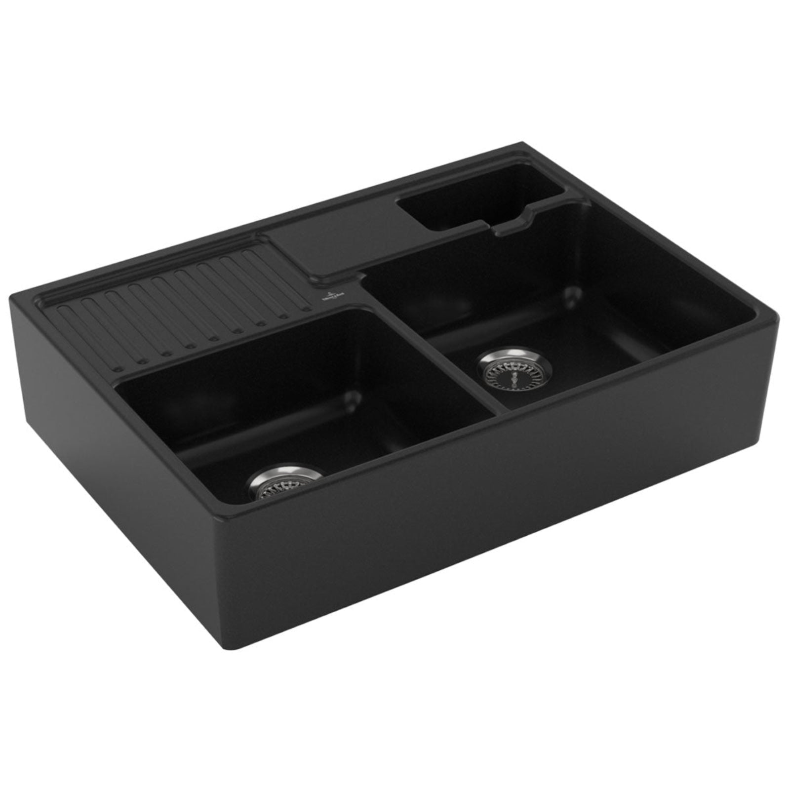 Villeroy & Boch Butler 90 2.5 Bowl Ceramic Kitchen Sink - NO WASTE