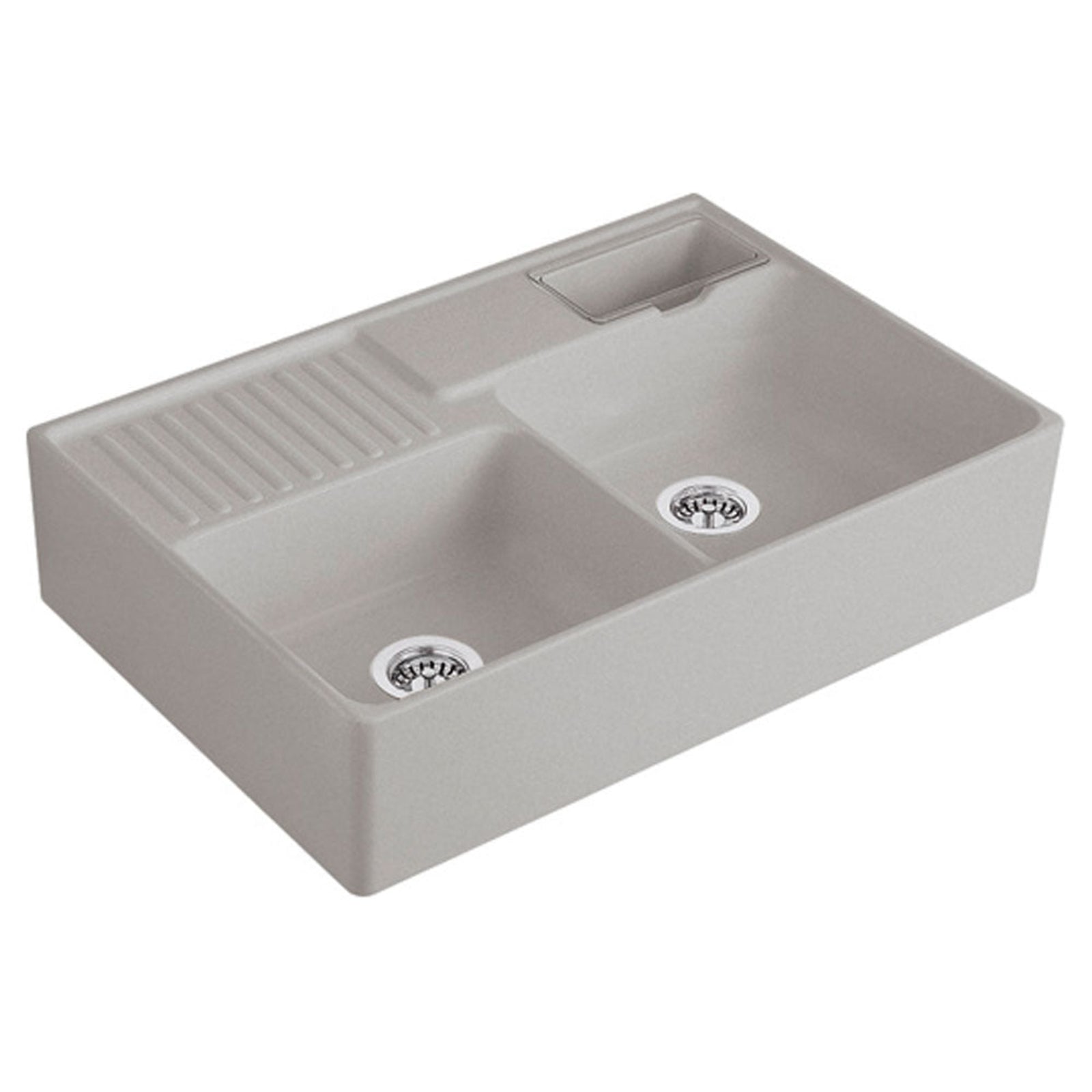 Villeroy & Boch Butler 90 2.5 Bowl Ceramic Kitchen Sink - NO WASTE