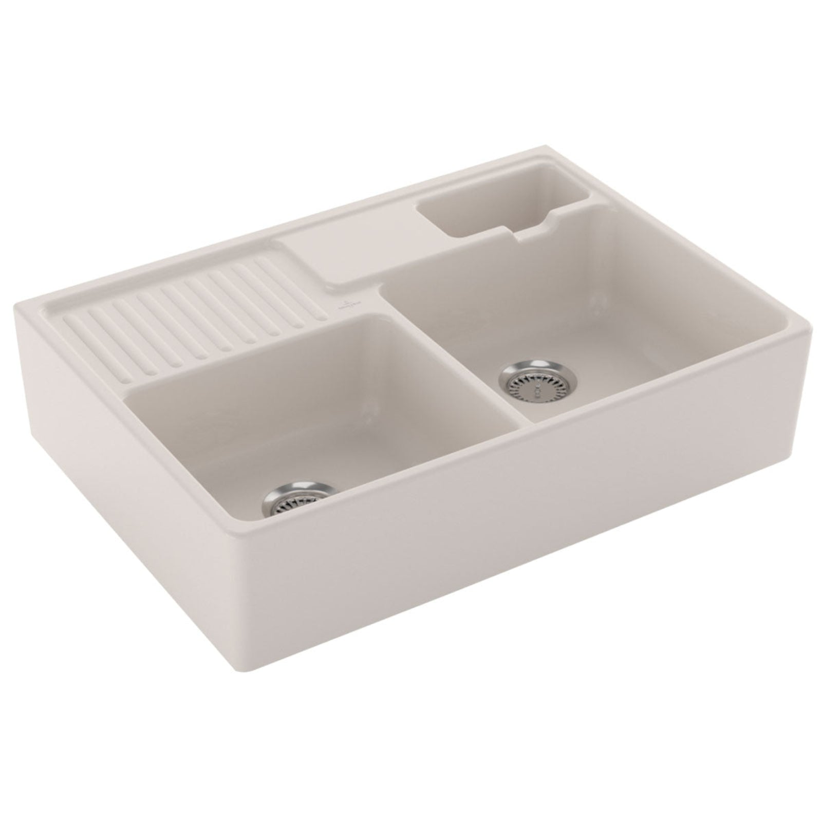Villeroy & Boch Butler 90 2.5 Bowl Ceramic Kitchen Sink - NO WASTE