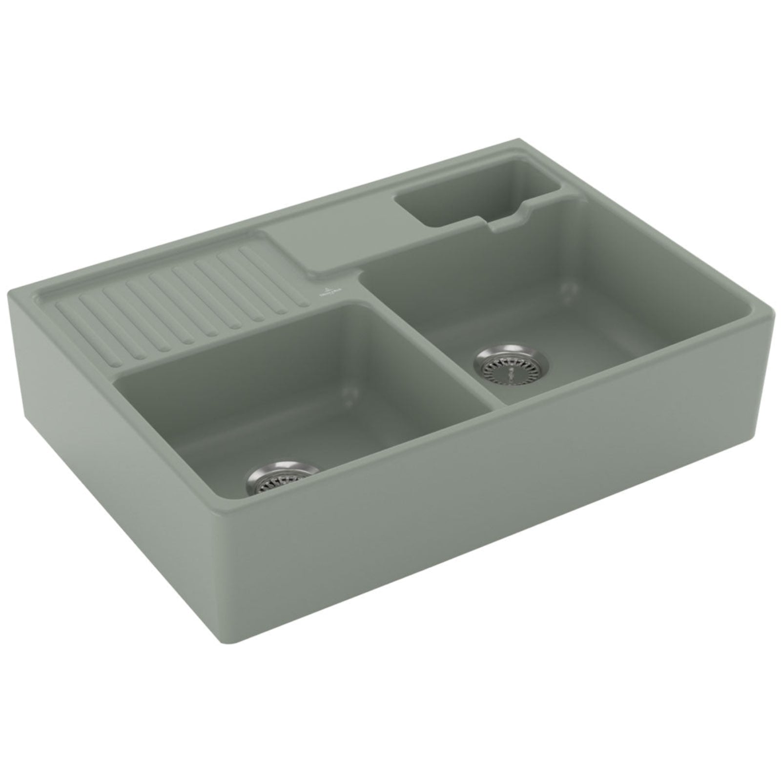 Villeroy & Boch Butler 90 2.5 Bowl Ceramic Kitchen Sink - NO WASTE