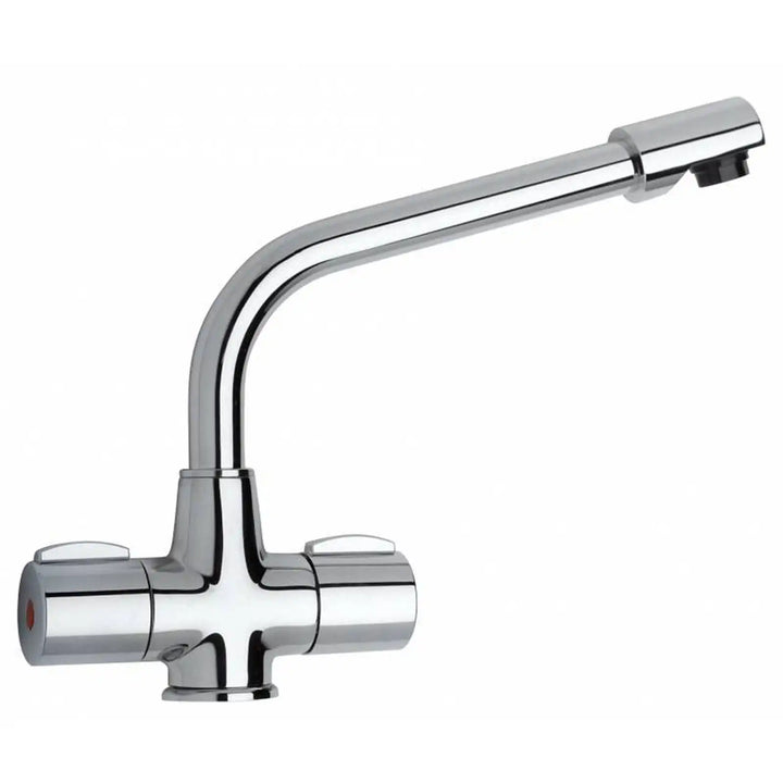 Paini Cruciform Chrome One Tap Hole Quarter Turn Sink Mono Tap 64CR545SE28PIA