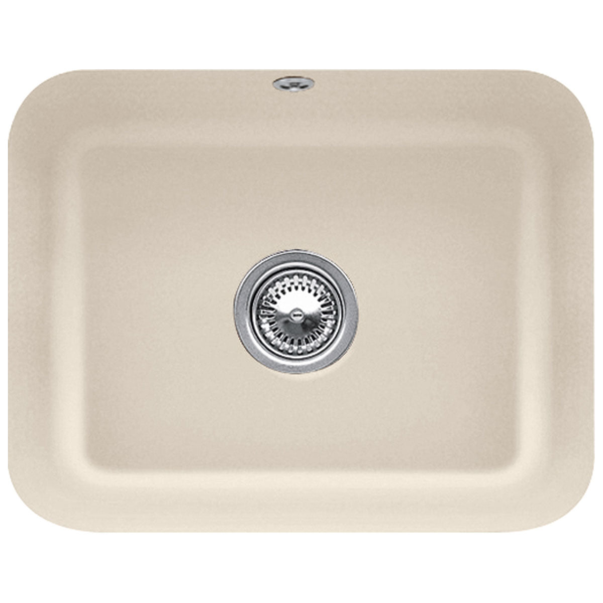 Villeroy & Boch Cisterna 60c 1.0 Bowl Ceramic Undermount Sink - NO WASTE