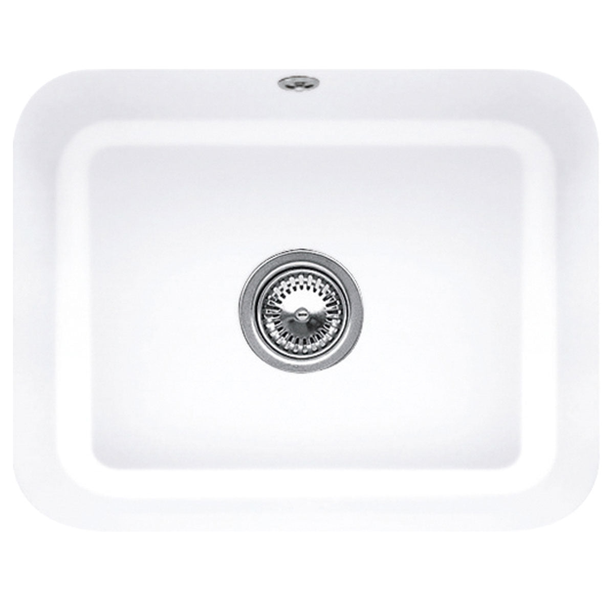 Villeroy & Boch Cisterna 60c 1.0 Bowl Ceramic Undermount Sink - NO WASTE