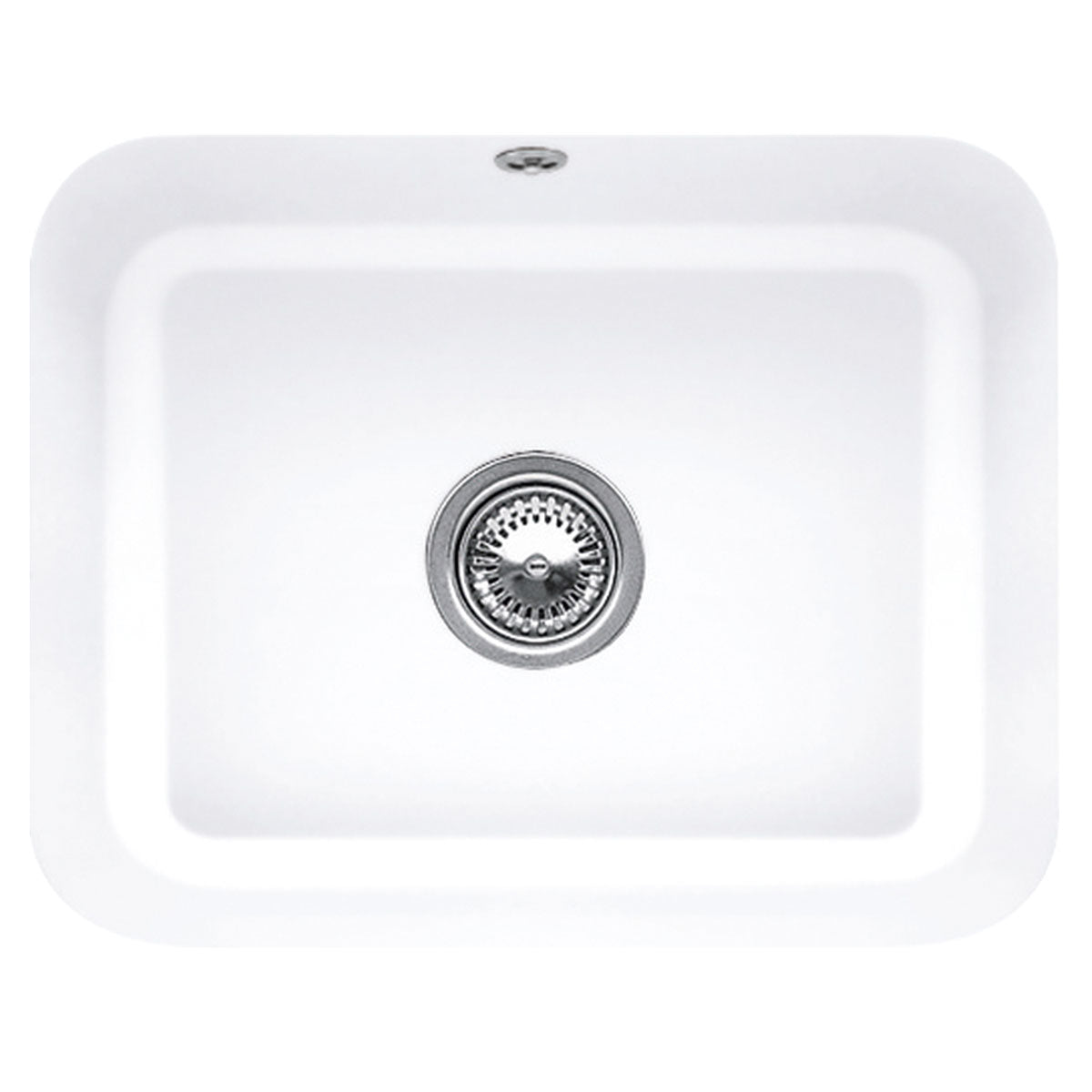 Villeroy & Boch Cisterna 60c 1.0 Bowl Ceramic Undermount Sink - NO WASTE