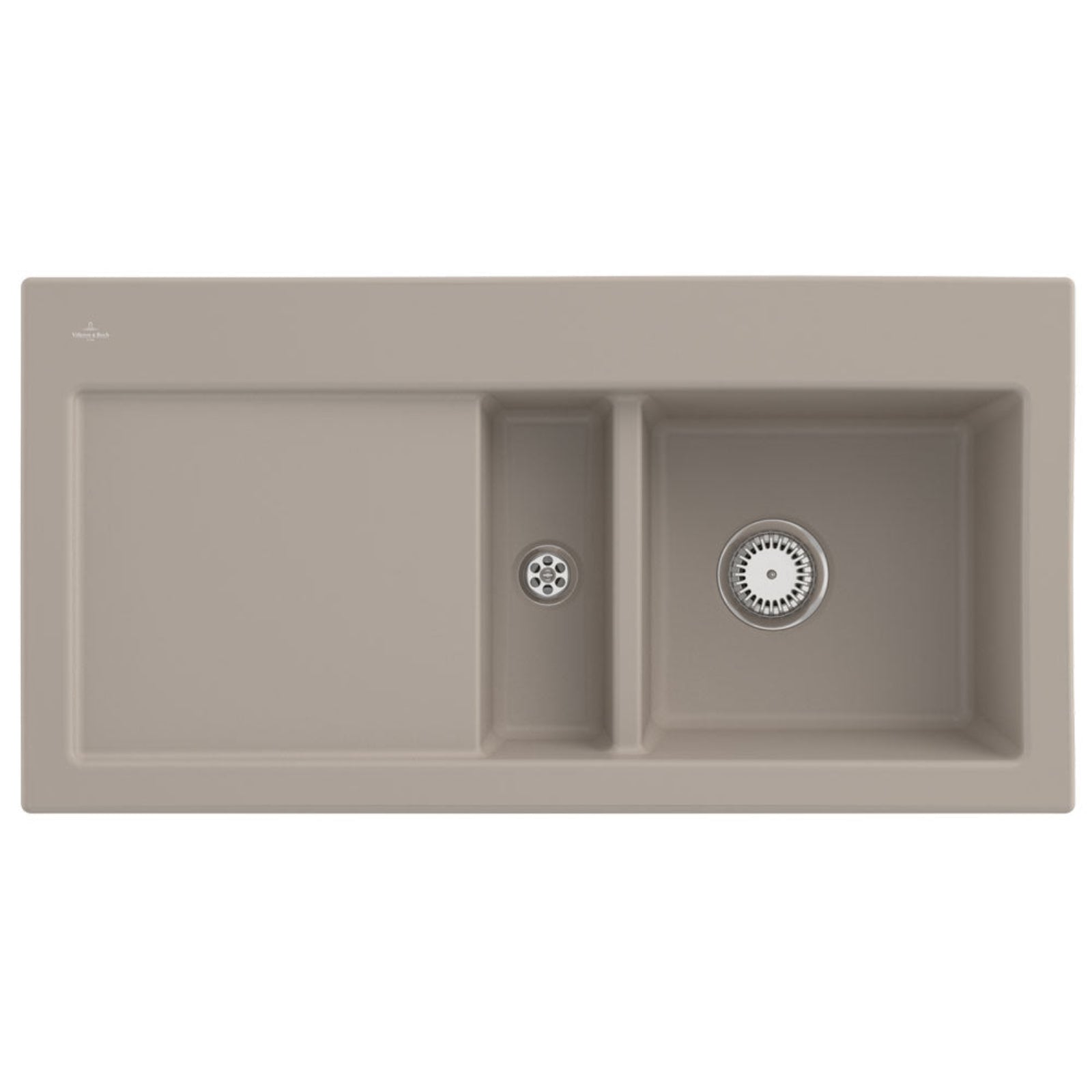 Villeroy & Boch Subway 60 1.5 Bowl Ceramic Kitchen Sink LHD - NO WASTE