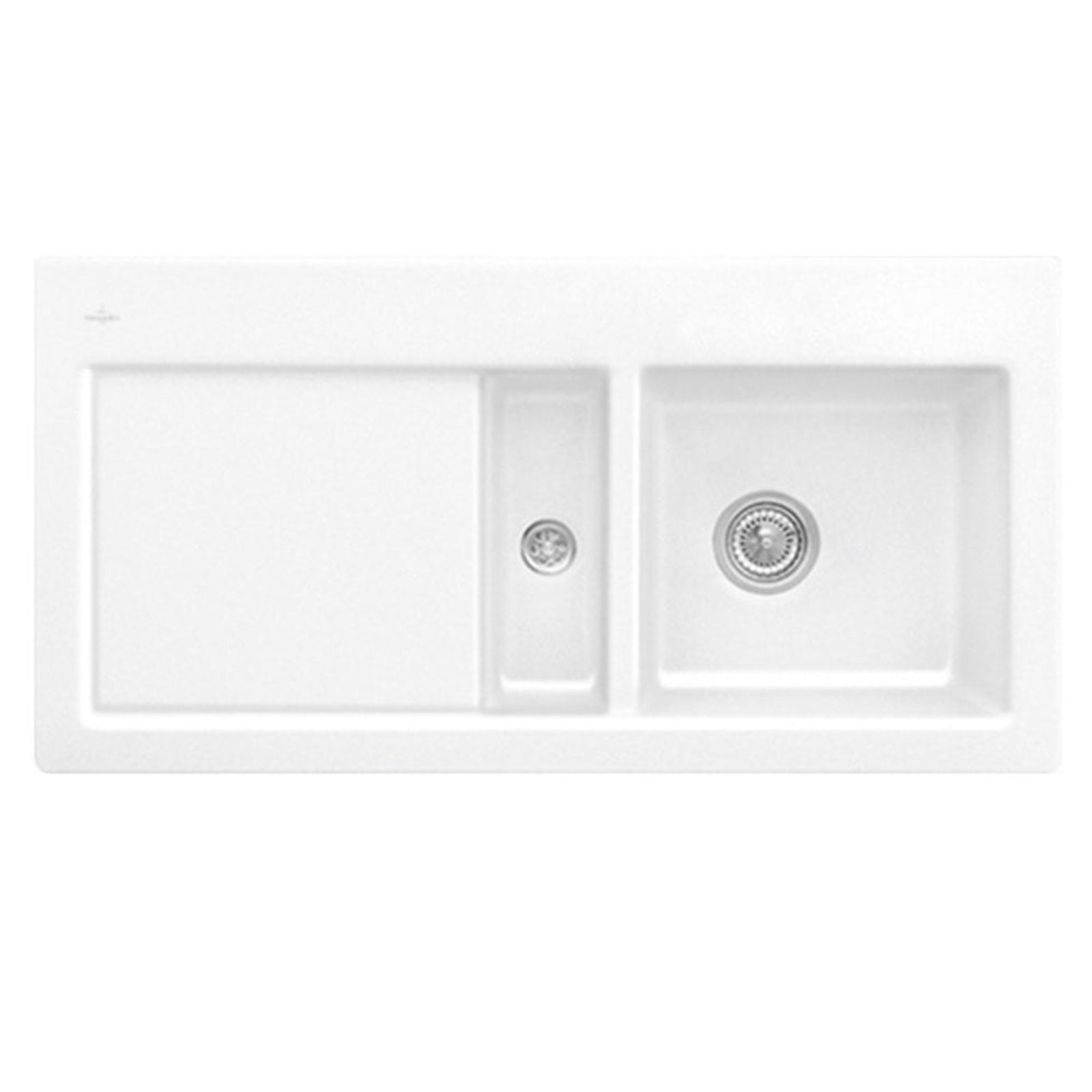 Villeroy & Boch Subway 60 1.5 Bowl Ceramic Kitchen Sink LHD - NO WASTE