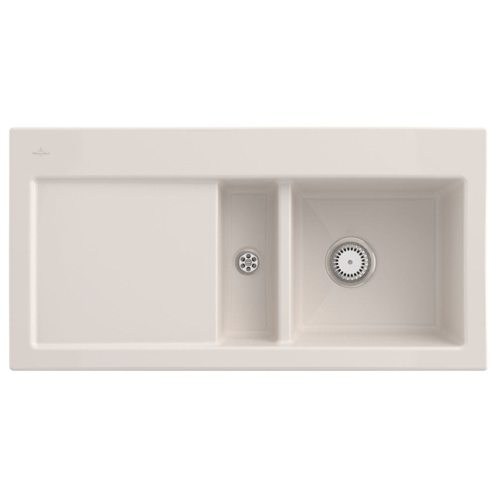 Villeroy & Boch Subway 60 1.5 Bowl Ceramic Kitchen Sink LHD - NO WASTE