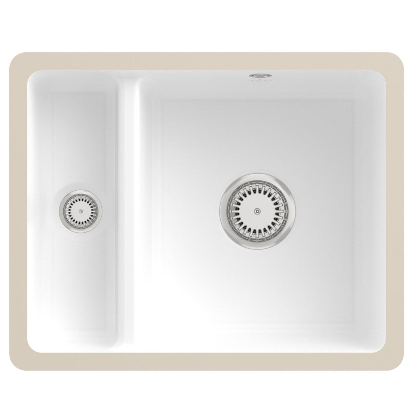 Villeroy & Boch Subway 60 XU 1.5 Ceramic Undermount Sink LHSB - NO WASTE