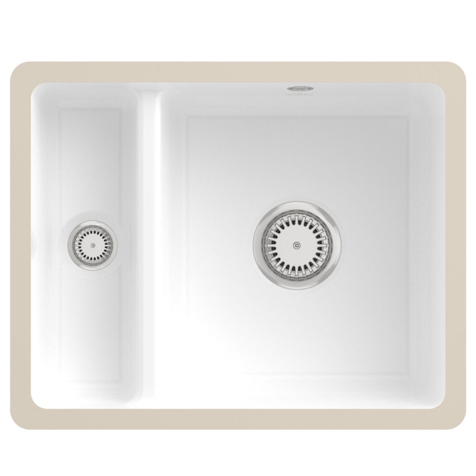 Villeroy & Boch Subway 60 XU 1.5 Ceramic Undermount Sink LHSB - NO WASTE