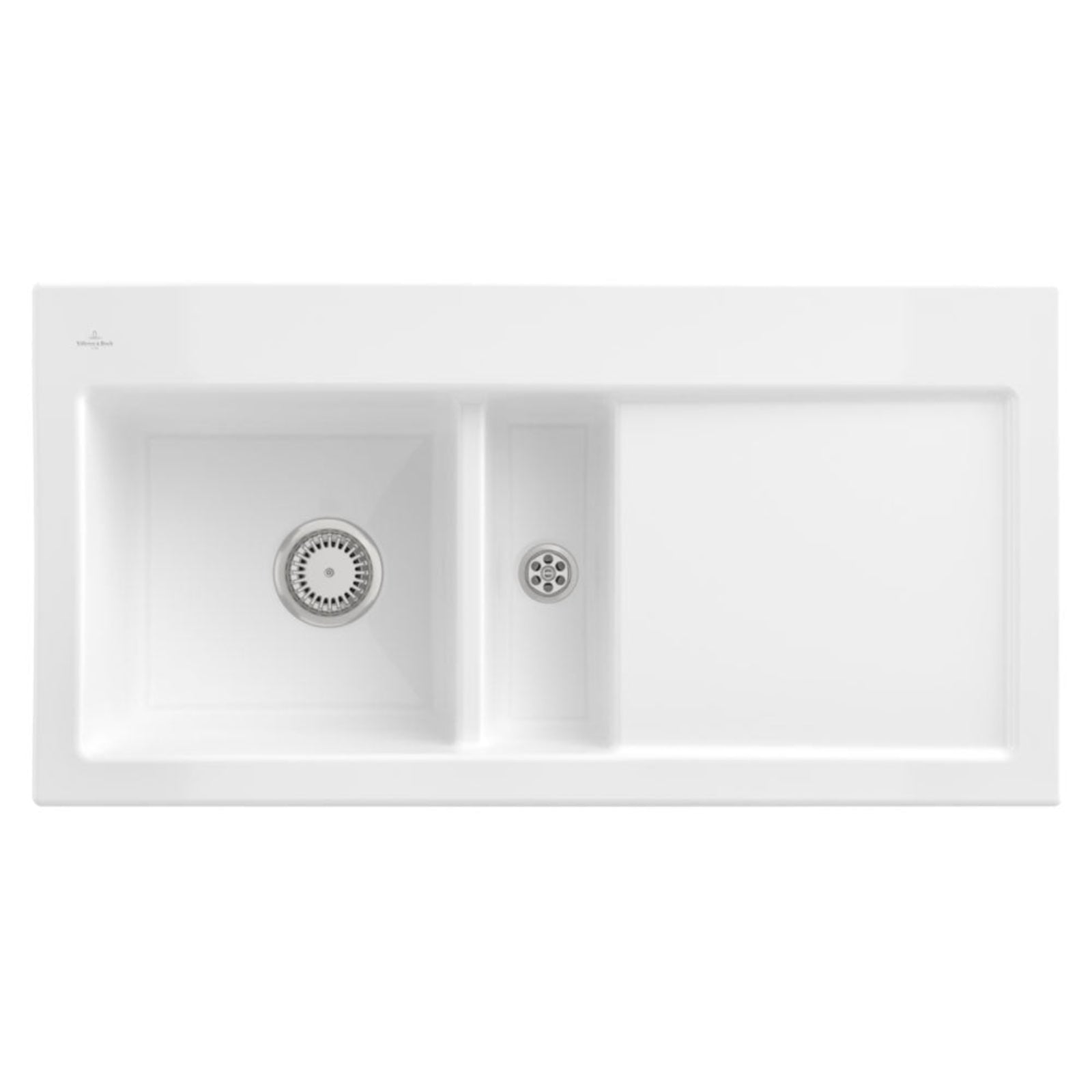 Villeroy & Boch Subway 60 1.5 Bowl White Ceramic Kitchen Sink RHD - NO WASTE