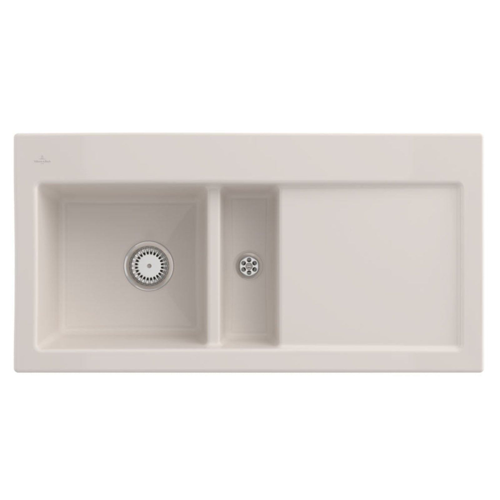 Villeroy & Boch Subway 60 1.5 Bowl White Ceramic Kitchen Sink RHD - NO WASTE
