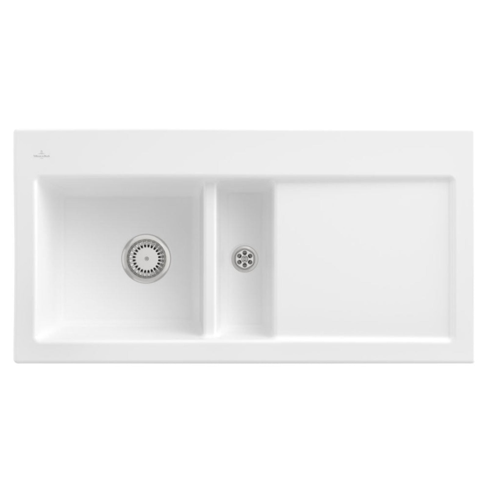 Villeroy & Boch Subway 60 1.5 Bowl White Ceramic Kitchen Sink RHD - NO WASTE