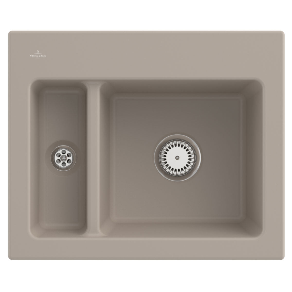 Villeroy & Boch Subway 60 XM 1.5 Bowl Ceramic Kitchen Sink LHSB - NO WASTE