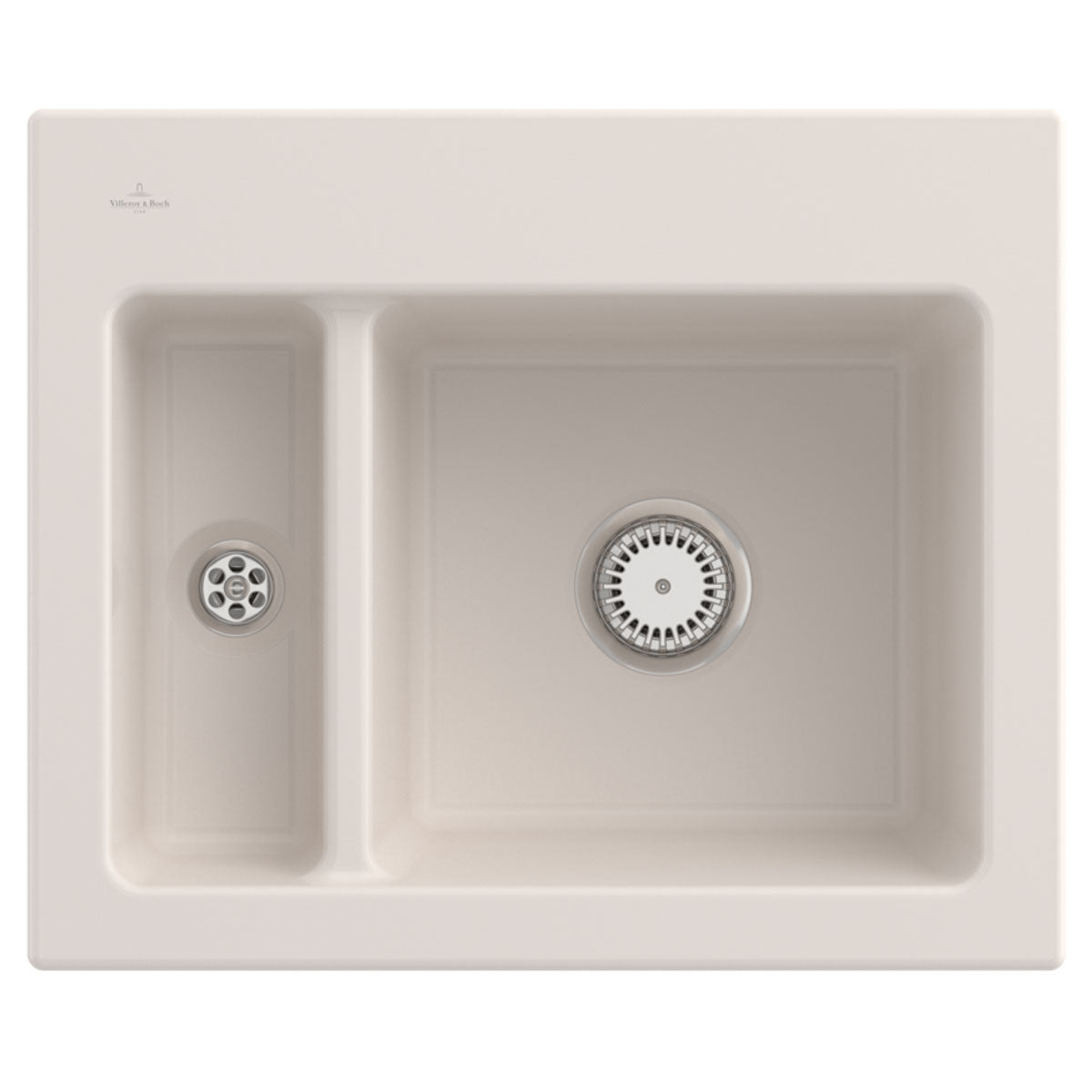 Villeroy & Boch Subway 60 XM 1.5 Bowl Ceramic Kitchen Sink LHSB - NO WASTE