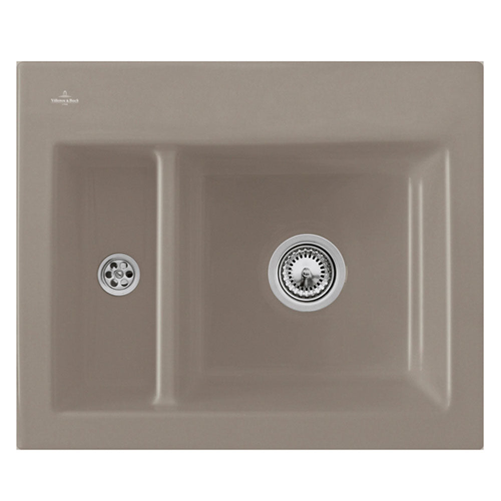 Villeroy & Boch Subway 60 XM 1.5 Bowl Ceramic Kitchen Sink LHSB - NO WASTE