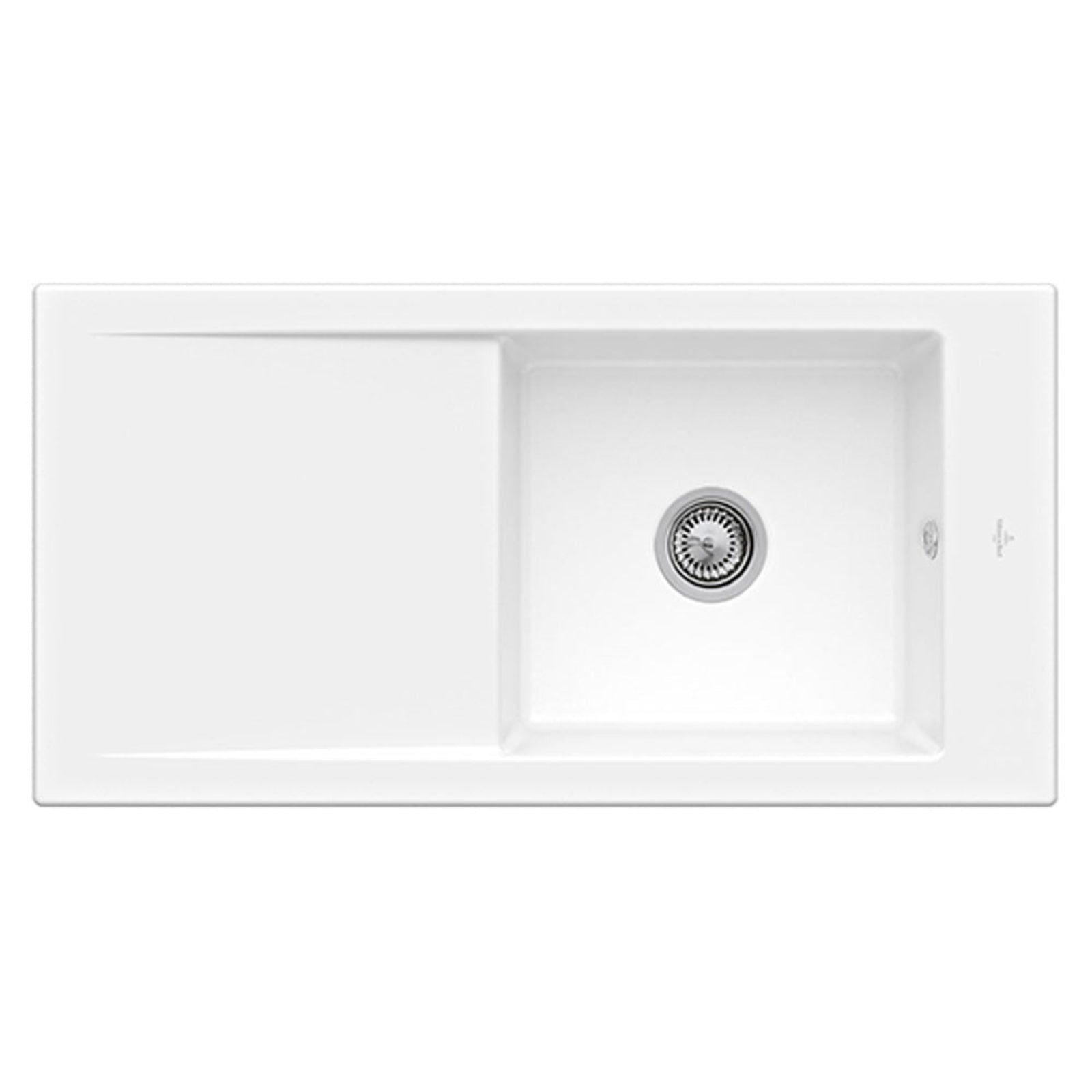 Villeroy & Boch Timeline 60 1.0 Bowl Ceramic Kitchen Sink - NO WASTE