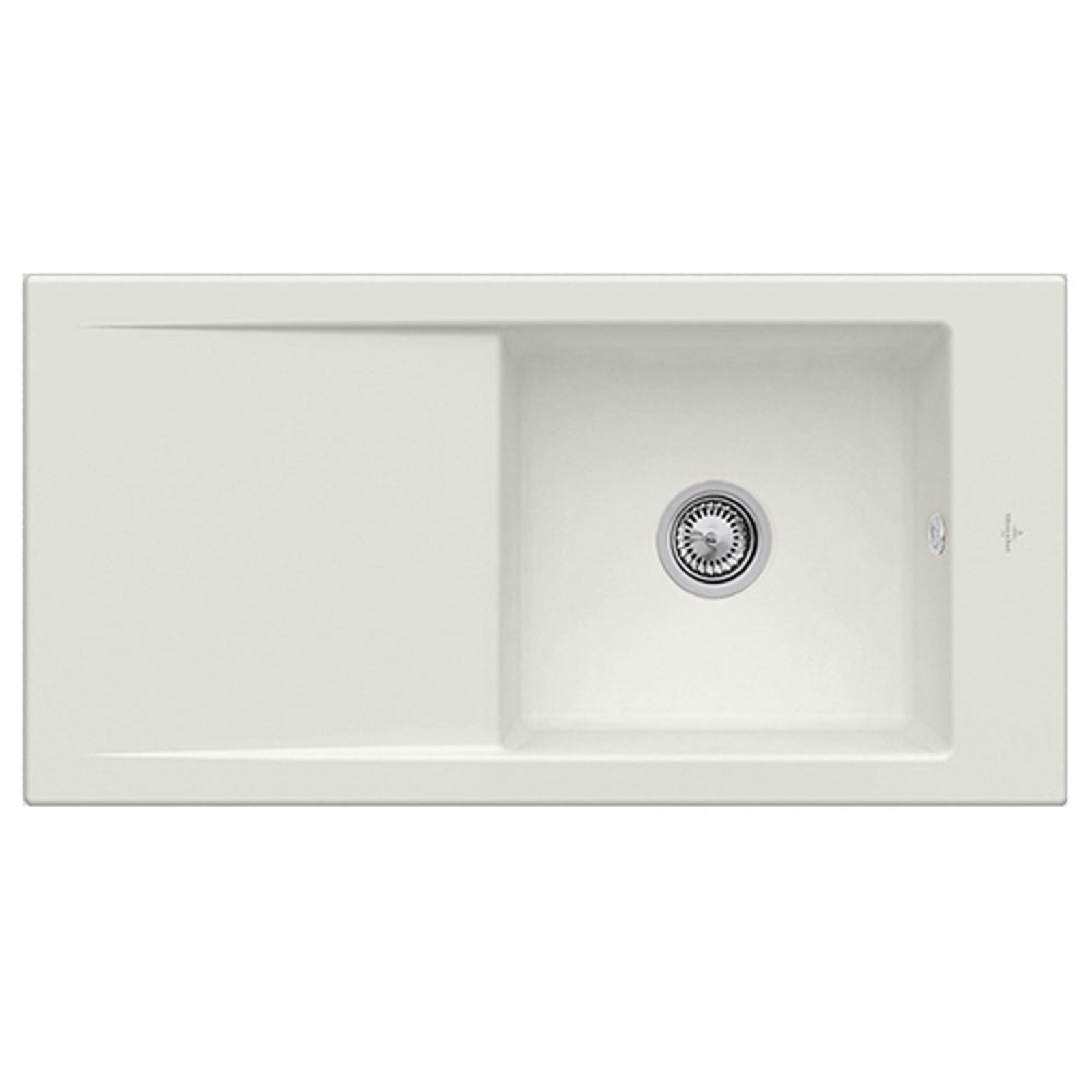 Villeroy & Boch Timeline 60 1.0 Bowl Ceramic Kitchen Sink - NO WASTE
